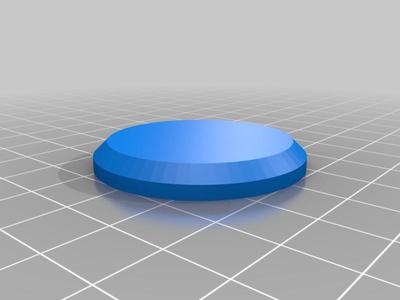 Blank version of the figures stand, 40mm dia, free to scaling