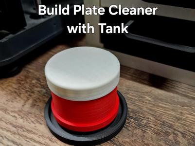 Build Plate Cleaner with tank (Cotton pad)