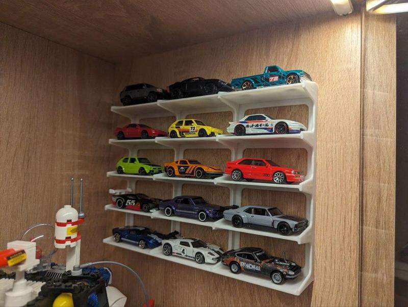 HotWheels 15xCars wall mount