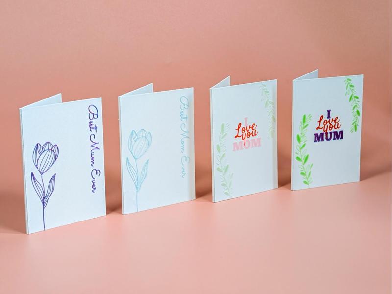 Mothers Day Cards - 2 Designs - Mom and Mum option