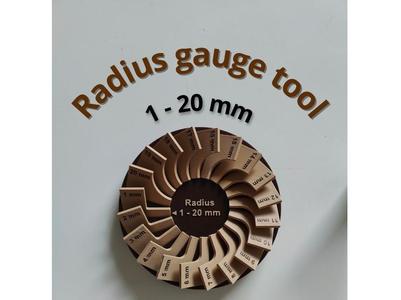 Precision Radius Ring Gauge Set | 1-20mm