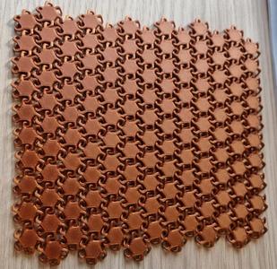 Mesh of hexagons