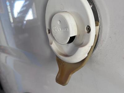 Camper Van Truma heater chimney water drain