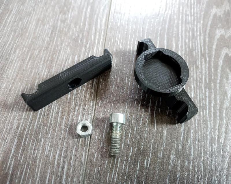 bike bicycle MTB - saddle light holder