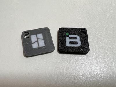 Filament Swatches with Bambu lab logo