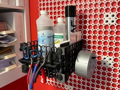 Wall mounted Multiboard basket