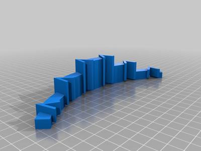 Taller Wall Section for Isengard Dice Tower