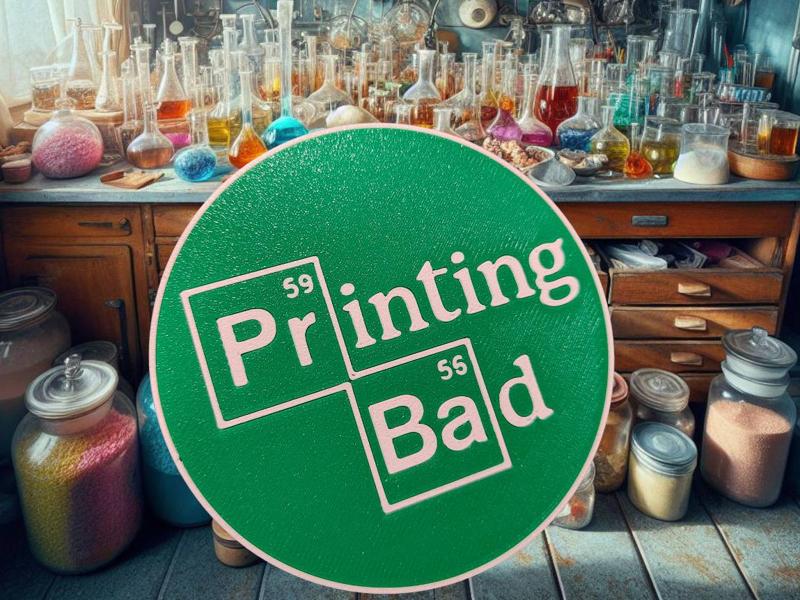 Breaking Bad - Printing Bad Coaster