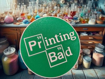 Breaking Bad - Printing Bad Coaster