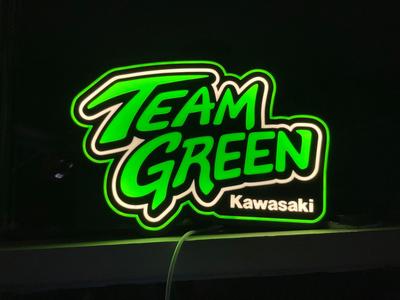 Team Green Kawasaki Light Box