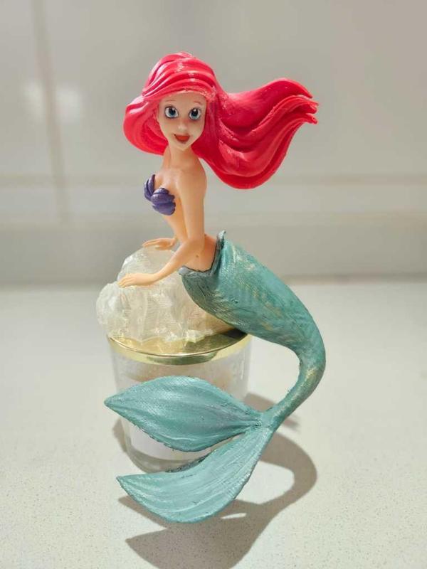 Little mermaid Ariel split parts