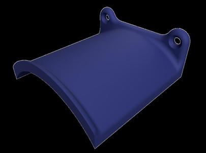 Simple tape wall mount