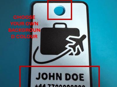 Customizable Luggage Tag