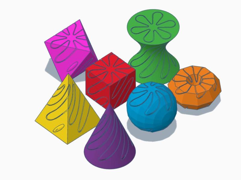 Spiral Fidget Cone Pass Through Toys Compatible