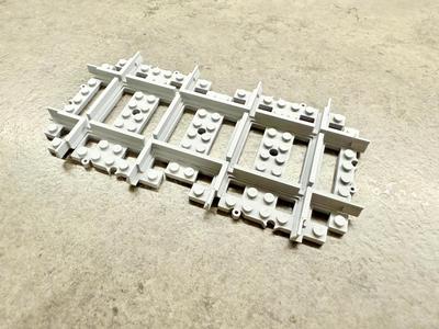 Brick City - train rail 1x2 crossing 90°