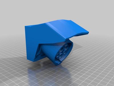 J1772 EVSE dummy inlet mount for a cheap fence post