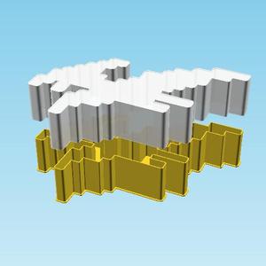 Dinosaur Icon 003D, nestable box (v2)