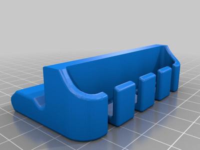 Cable end holder with screw holes
