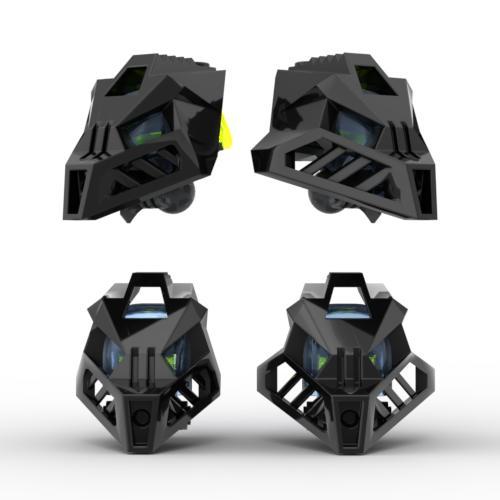 Visored adaptive pakari