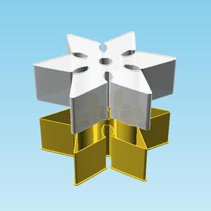 Shuriken 006C, nestable box (v2)