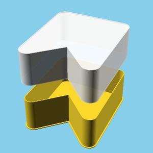 Bookmark (model 2), nestable box (v1)