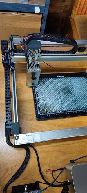Atomstack Laser X20 A20 S20 Pro cable chain mount with screws and heatsets 
