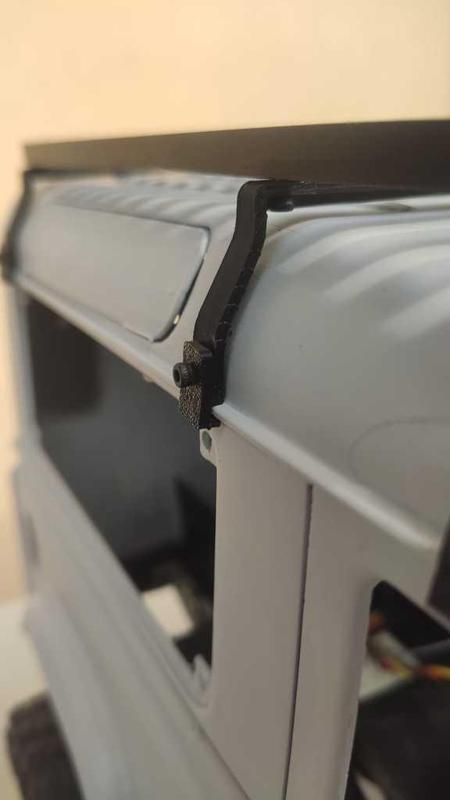  Roof rack L mounts for RC4WD Land Rover Defender D90 Hard Body