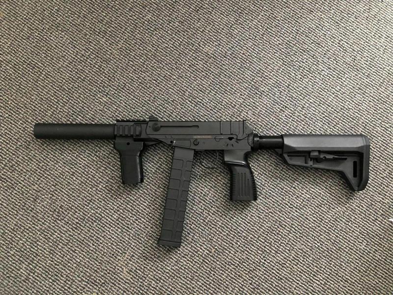 Airsoft VZ61 front rail system