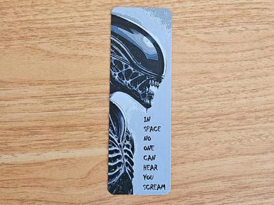 Alien Movie Inspired Bookmark