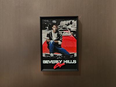 Beverly Hills Cop movie poster fridge magnet