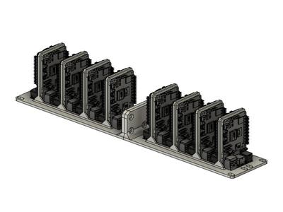 Raspberry Pi x16 19-inch 2U rack mount