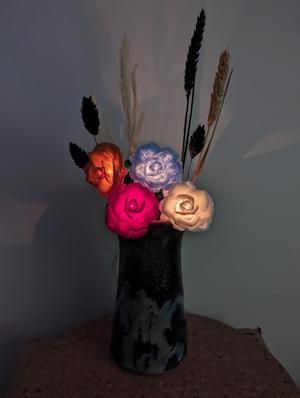 Rose Lights - clip on fairy light covers