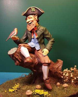 Leprechaun with robin