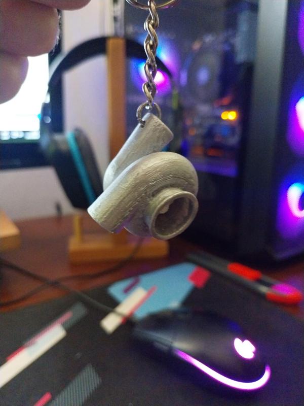 Turbocharger keychain