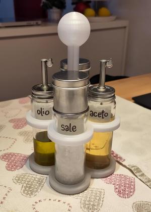 IKEA CITRONHAJ Caddy - Salt, Pepper, Oil and Vinegar