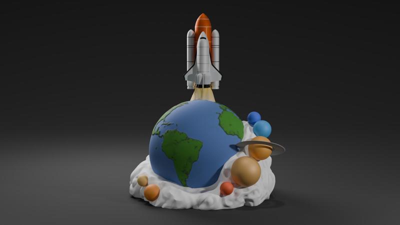 Spaceship Decoration