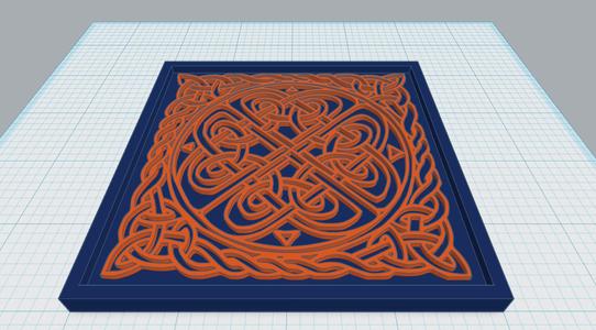 Celtic Mandala Coaster 23