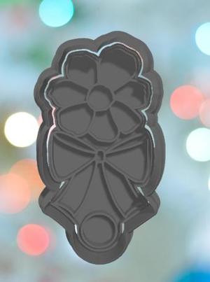 Baby Shower Daisy Rattle Cookie Cutter