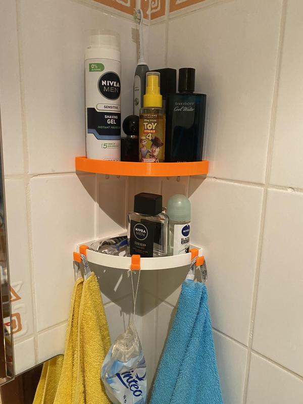 Koupelnová polička - rohová