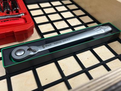 Wera 8004B 3/8 Ratchet Gridfinity Bin