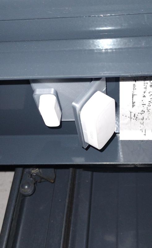 Aqara door sensor - garage door mount