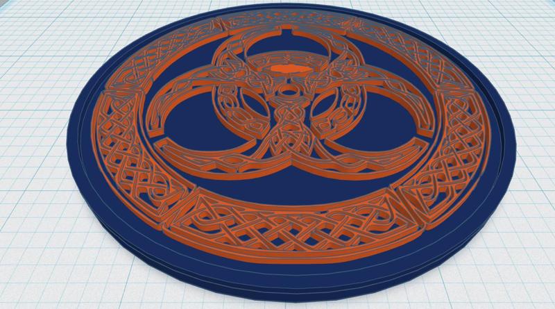 Celtic Mandala Coaster 47
