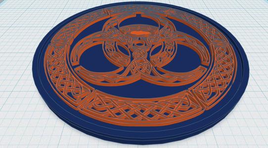 Celtic Mandala Coaster 47