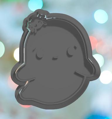 Halloween Ghost With Spider Cookie Cutter