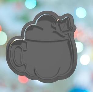 Fall Pumpkin Coffee Cookie Cutter