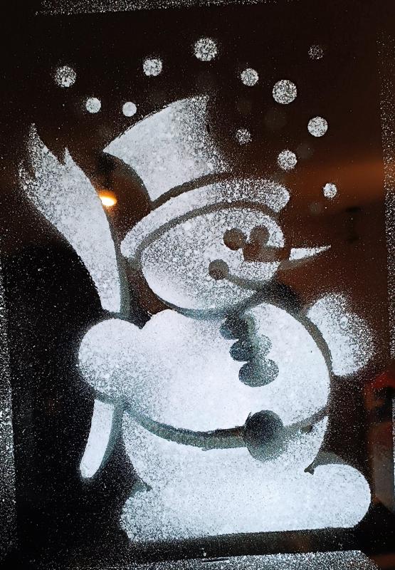 Set of christmas stencils