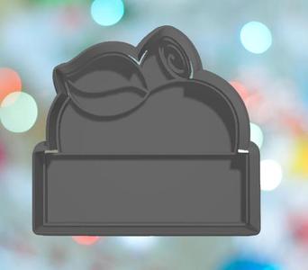 School Apple Plaque Cookie Cutter