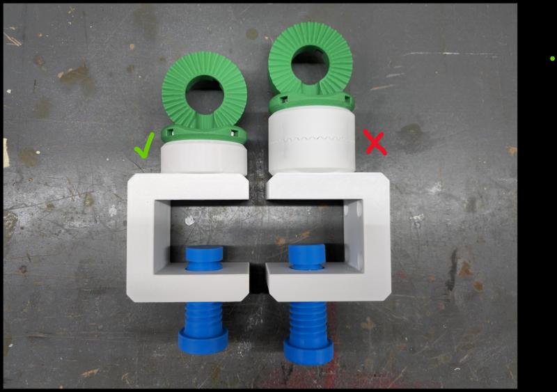 Heavy duty desk clamp with smooth swivel