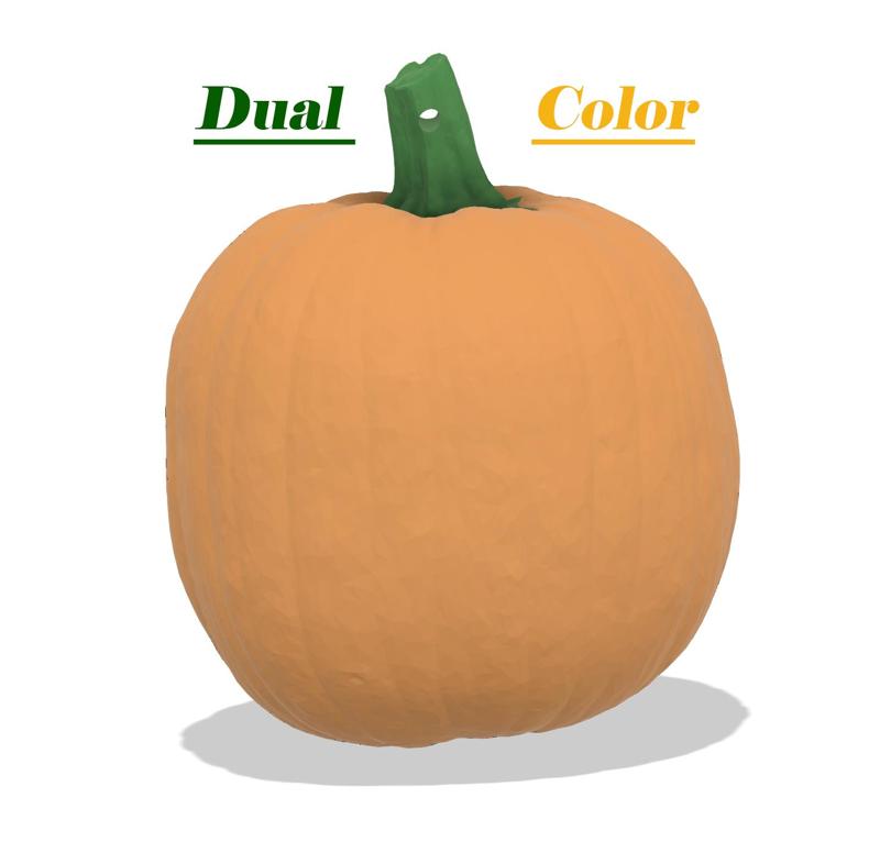 Single Extruder - Dual Color - Pumpkin (fusion360)