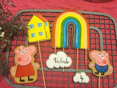 peppa pig rainbow cutter